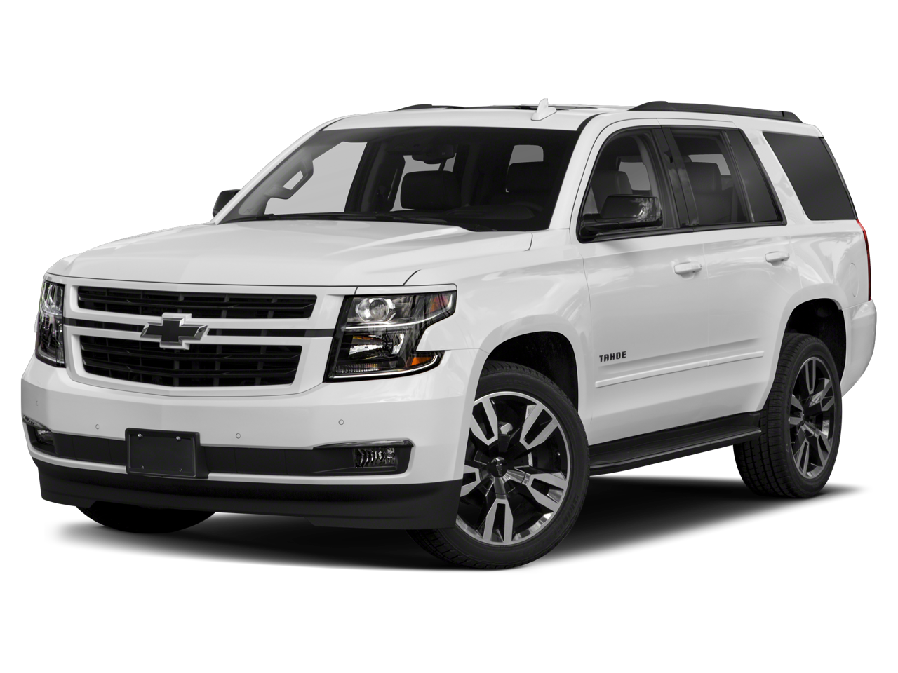 2019 Chevrolet Tahoe Premier in Pepperdust Metallic — front three-quarter view