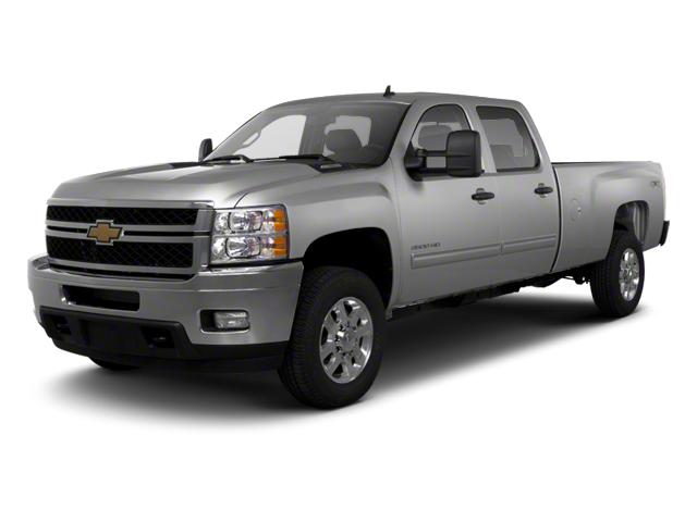 2013 Chevrolet Silverado 3500 HD LTZ in Summit White — front three-quarter view