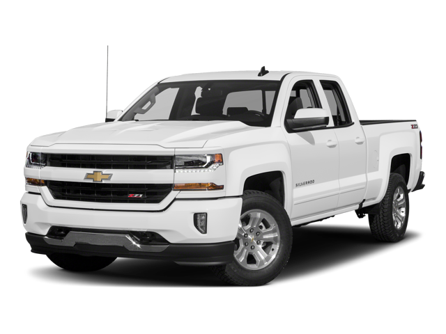 2017 Chevrolet Silverado 1500 LT in Silver Ice Metallic — front three-quarter view