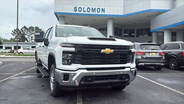 2026 Chevrolet Silverado 2500 HD WT in Summit White — front three-quarter view
