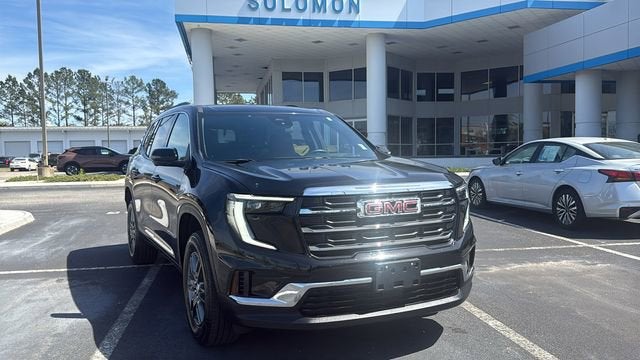 2025 GMC Acadia Elevation in Ebony Twilight Metallic — front three-quarter view