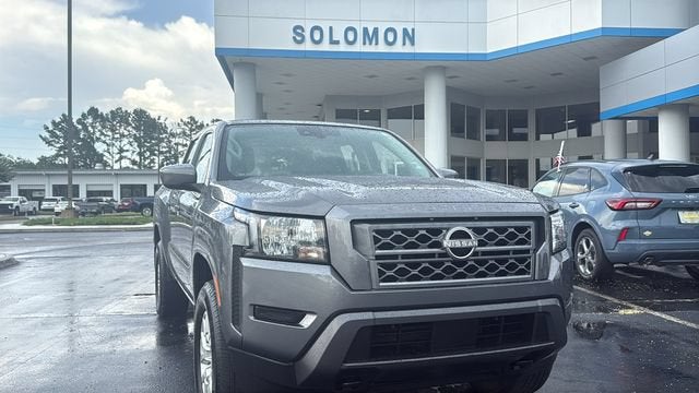 2023 Nissan Frontier SV in Gray — front three-quarter view