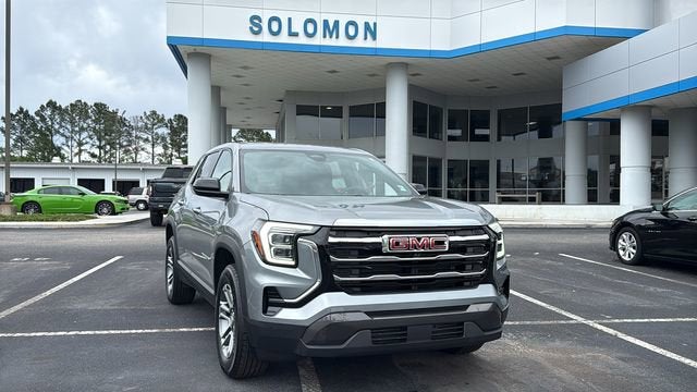 2025 GMC Terrain Elevation in Sterling Metallic — front three-quarter view