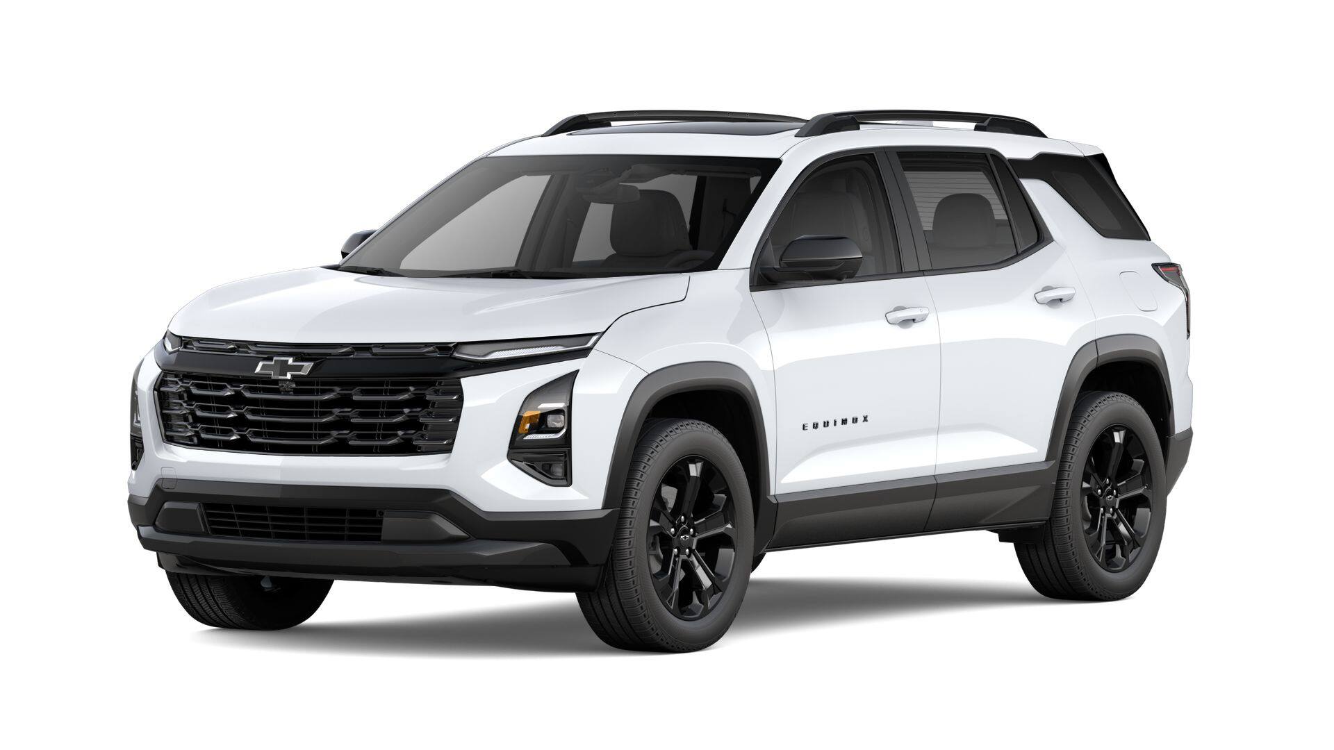 2027 Chevrolet Equinox FWD LT in Summit White — front three-quarter view