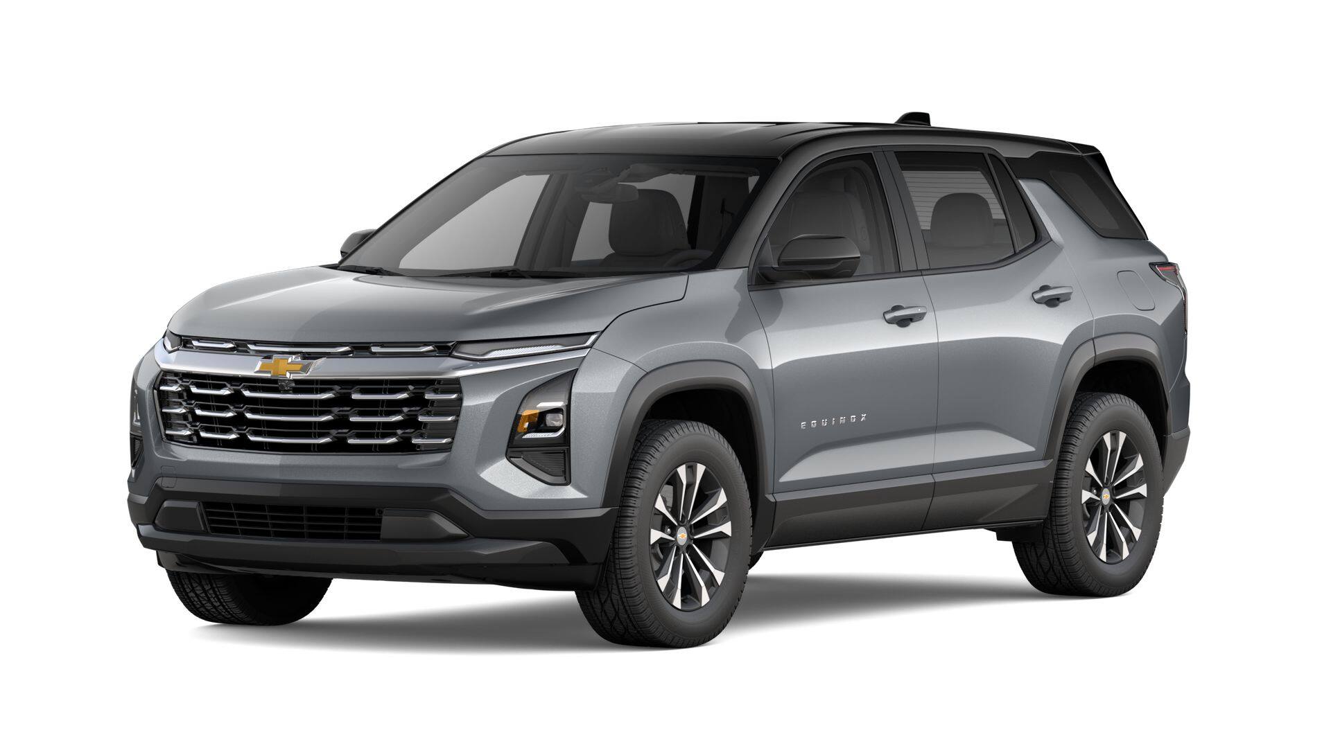 2027 Chevrolet Equinox FWD LT in Sterling Gray Metallic — front three-quarter view