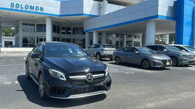 2018 Mercedes-Benz GLA AMG GLA 45 in Black — front three-quarter view